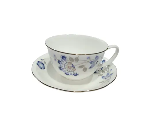 [55/21/0545] Cup & Soccer Bone China 6pcs