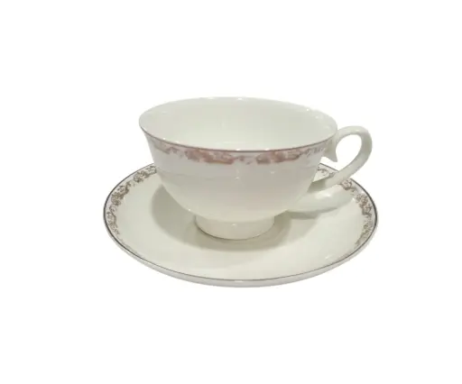[55/21/0542] Cup & Soccer Bone China 6pcs