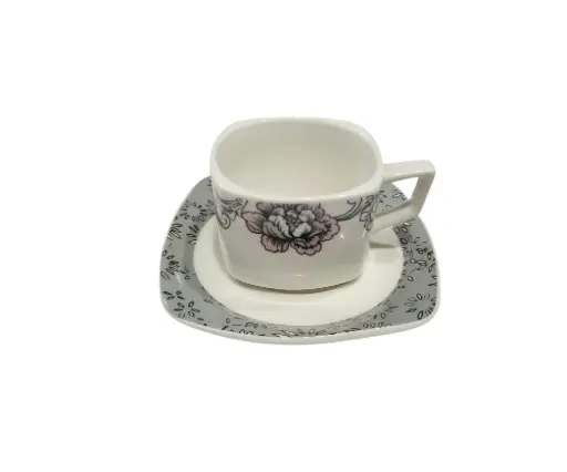 [65/23010] Cup & Soccer Bone China 6pcs