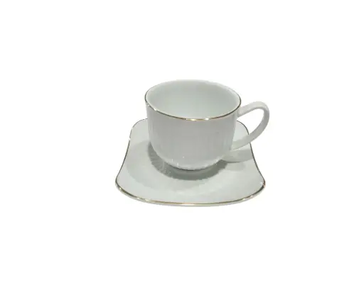 [48/1805416] Cup & Soccer Bone China  6pcs