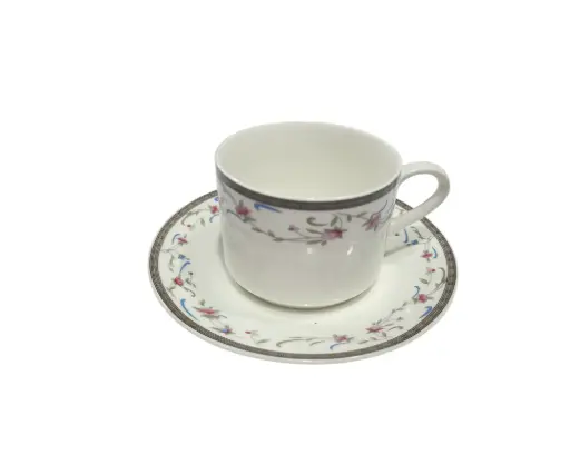 [36/10075] Cup & Soccer Bone China  6pcs 