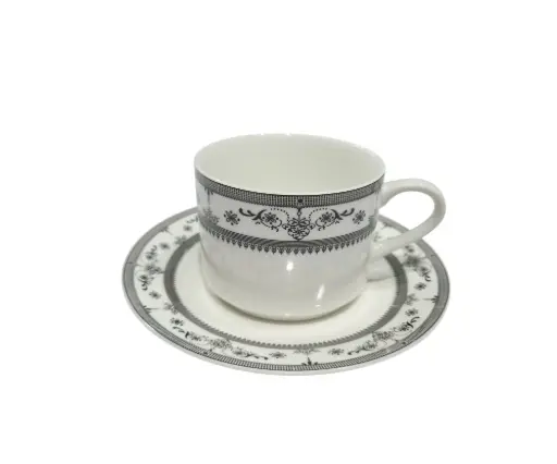 [36/10072] Cup & Soccer Bone China  6pcs 