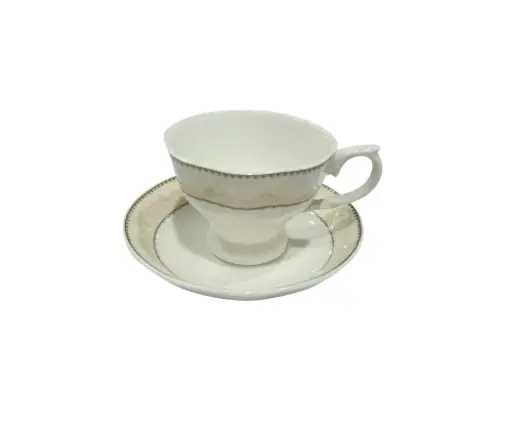 [36/10076] Cup & Soccer Bone China  6pcs 