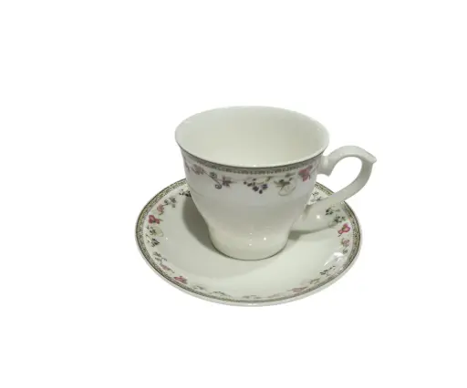 [36/10079] Cup & Soccer Bone China  6pcs 