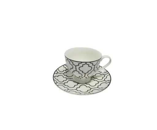 [85/22057026] Cup & Soccer Bone China Queen Elizabeth 6pcs