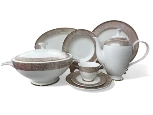 [TSarina/ 85 pieces] Dinner Set Bone China Yamatos Japan 85 pieces 12 person