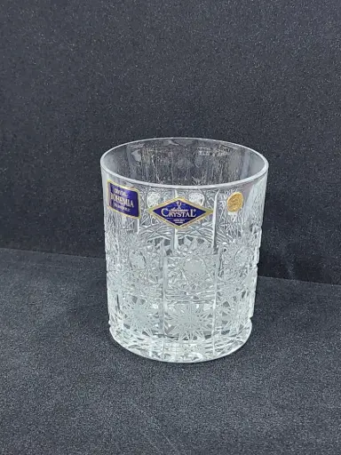 [42/12] Bohemia Crystal Glass Hand Cut 6pcs 